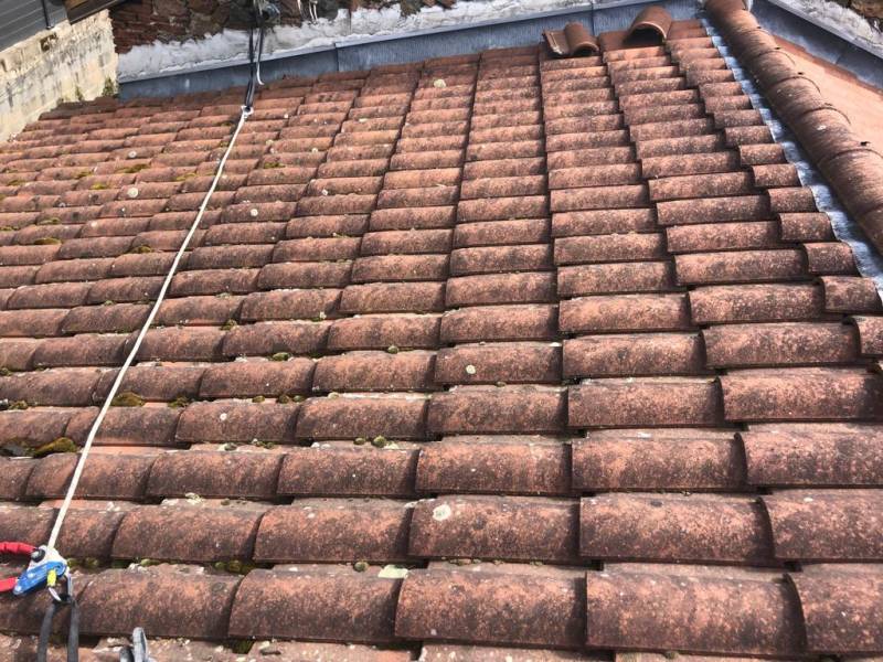 Lavage Traitement toiture à Sain Bel