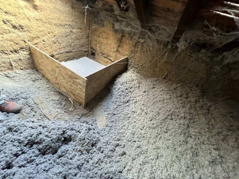 Isolation de combles perdus sur la commune de Bessenay