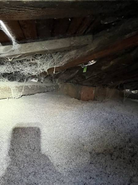 Isolation de combles perdus sur la commune de Bessenay