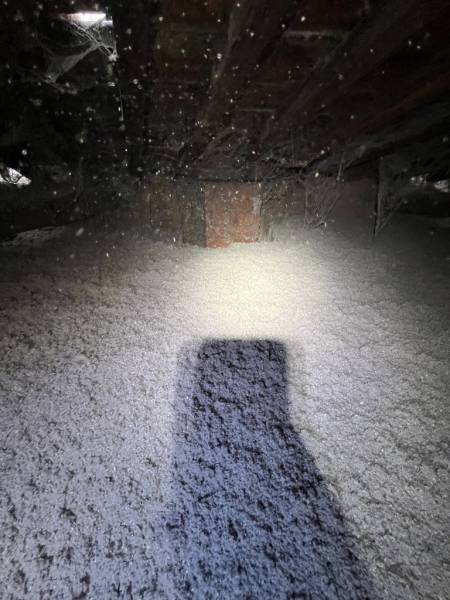 Isolation de combles perdus sur la commune de Bessenay