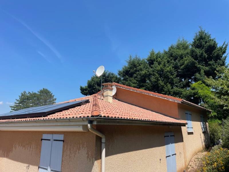 Écologie pour un nettoyage haute pression et récupération des eaux de pluie à Brindas près de Lyon.