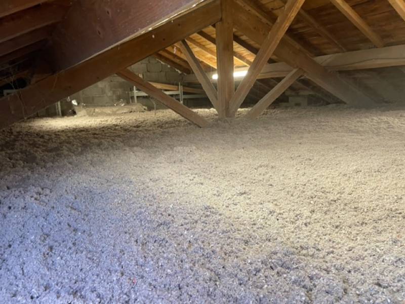 Isolation des combles sur la commune de Chazay d'Azergues