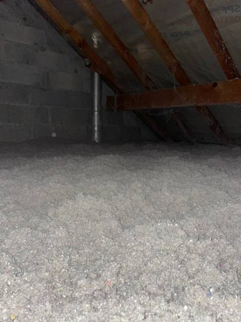 Isolation des combles perdus sur la Commue de Lozanne