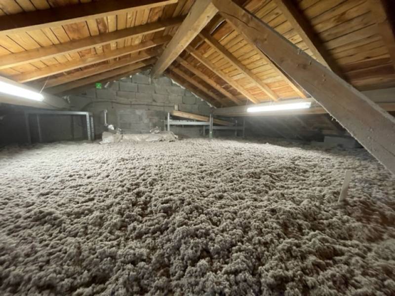 Soufflage en Ouate de cellulose