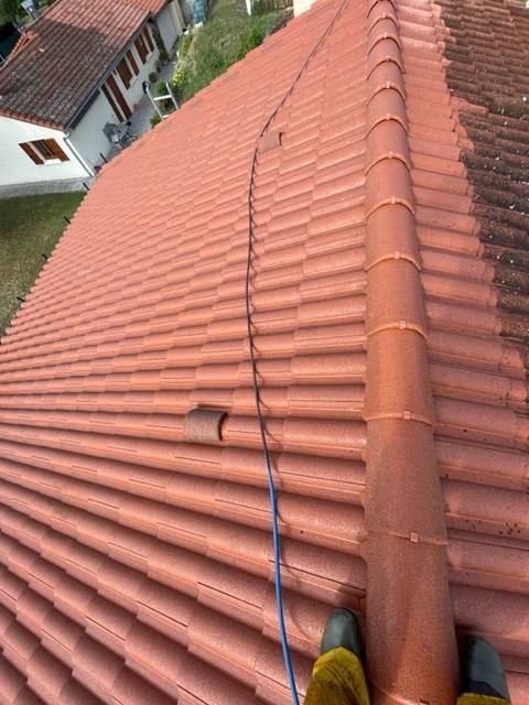 Nettoyage d'une toiture sur la communede Vindry-sur-Turdine sur Turdine