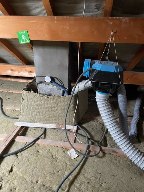 Isolation des combles perdus sur la Commue de Lozanne