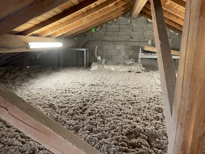 Isolation des combles sur la commune de Chazay d'Azergues